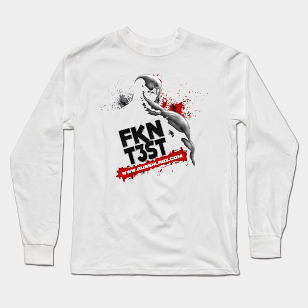 FKN T3ST Official T-Shirt Long Sleeve T-Shirt by duplexzero